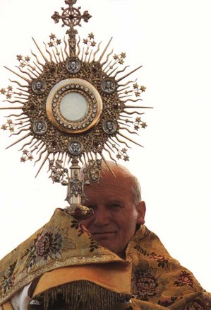 Pope John Paul II with Monstrance.jpg